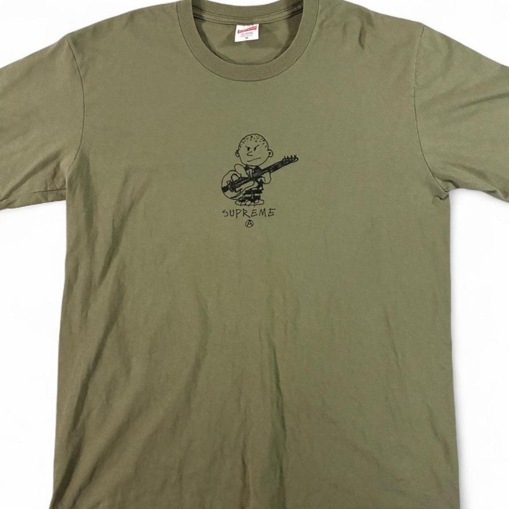 NWOT Lite Olive Supreme Rocker Tee. Men's size medium. New without tags